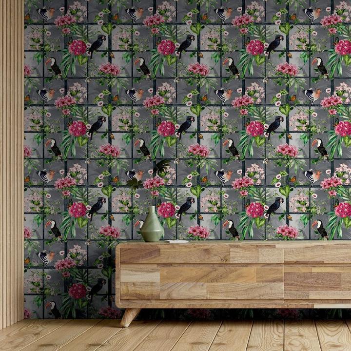 Actual product image Arthouse Cuban Tropicana Wallpaper (53 x 1000 cm)