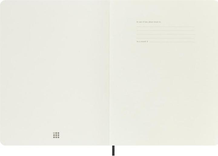 Actual product image Moleskine Notebook Classic Soft XLarge (Special, Plain, Soft cover)
