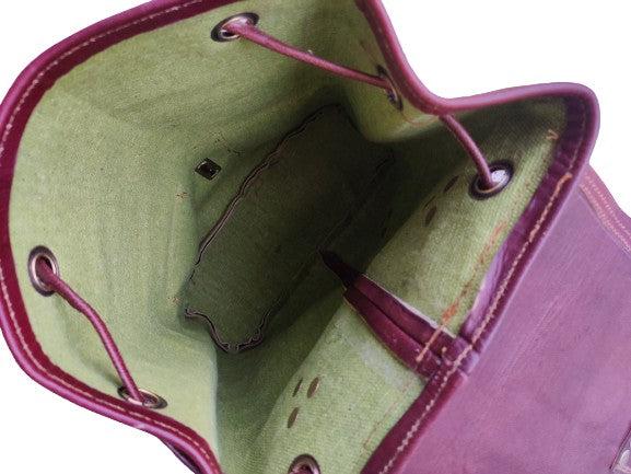 Image du produit Only-Bags.Store Sac à dos en cuir, sac à dos en cuir marron, sacoche collège en cuir, sac à dos pour hommes et