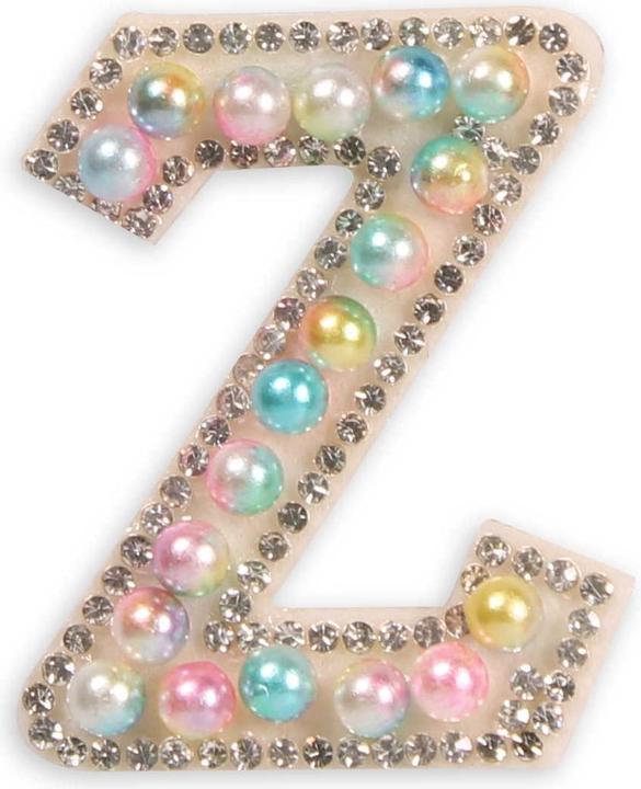 Actual product image PhoneLook Stickers for mobile/tablet/computer 3D Pearls multi-coloured letter Z
