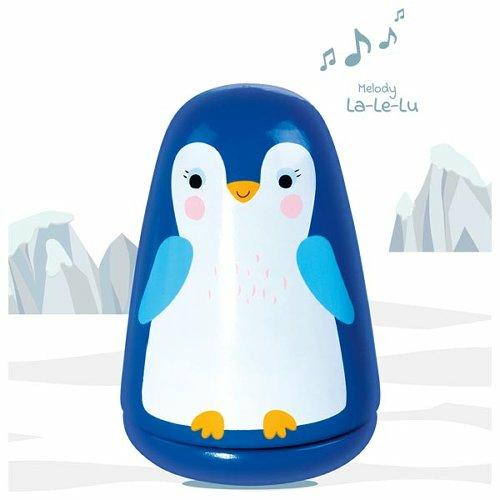 Produktbild Goki Holz-Spieluhr Kleiner Pinguin Gute Nacht