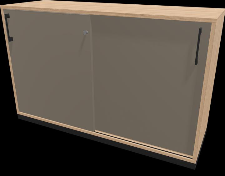 Amber oak decor with structure, Black, Cubanite grey