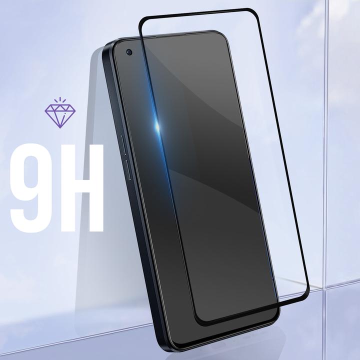 Actual product image Avizar 9H hardness glass display protection film (1 Piece, Oppo Reno 8)