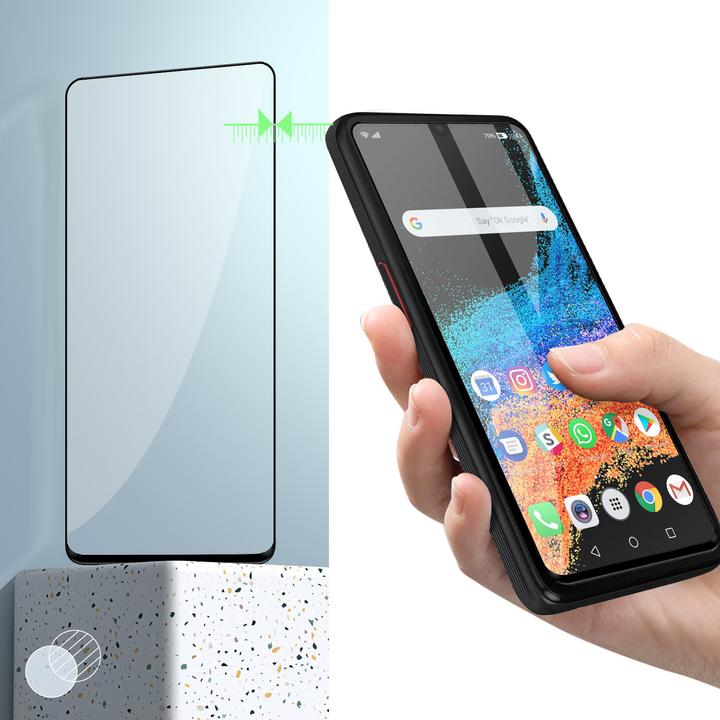 Actual product image Avizar 9H hardness glass display protection film (1 Piece, Samsung Galaxy S21)
