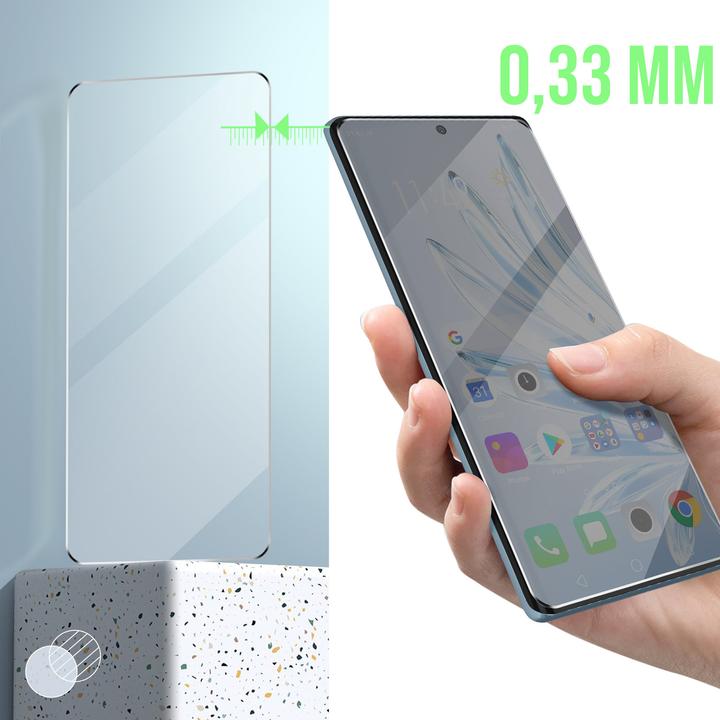 Immagine prodotto Avizar Pellicola protettiva dello schermo in vetro di durezza 9H (1 Pezzo/i, Honor 70)