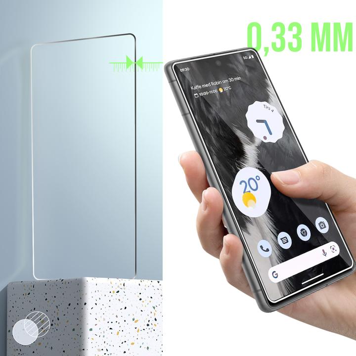Produktbild Avizar 9H Härtegrad Glas-Displayschutzfolie (1 Stück, Google Pixel 7)