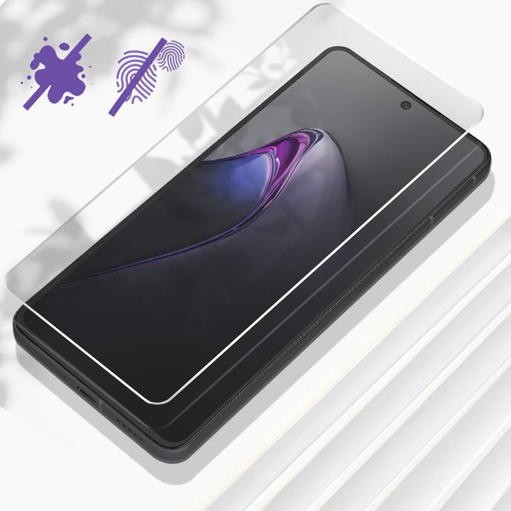 Actual product image Avizar 9H hardness glass display protection film (1 Piece, Oppo Reno 8 Pro 5G)