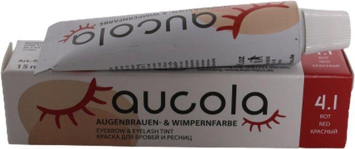Aucola Augenbrauen- & Wimpernfarbe 4.1 rot 15ml