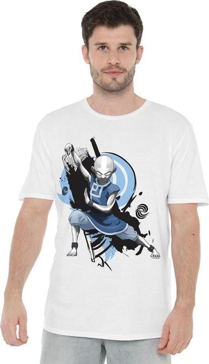 Immagine prodotto Avatar: The Last Airbender Energybending Maglietta Aang Uomo (4XL)