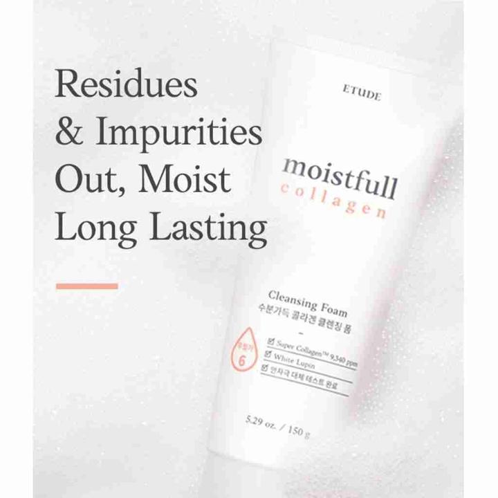 Actual product image Etude House Moistfull Collagen Cleansing Foam (Foam, 150 ml)