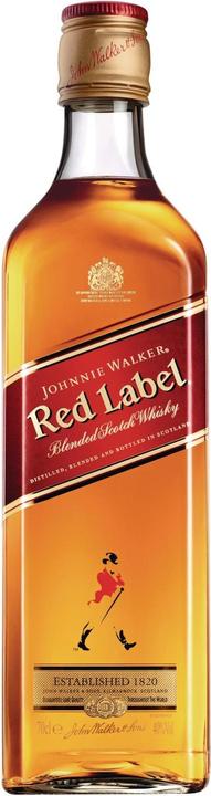 Actual product image Johnnie Walker red label (Scotch whisky, Blended Whisky, 1 x 70 cl)