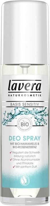 Actual product image Lavera basis sensitiv deodorant (Spray, 75 ml)