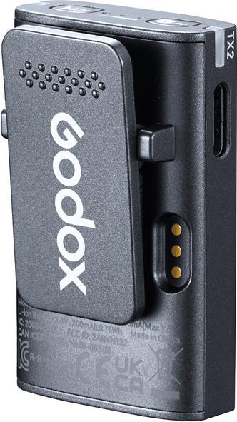 Actual product image Godox Cube C Kit2 2.4GHz Wireless Microphone System