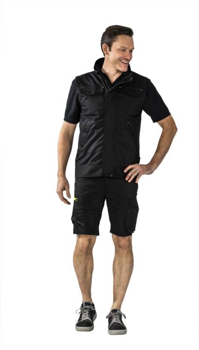 Actual product image Planam Stretchline waistcoat black size XS (XS)