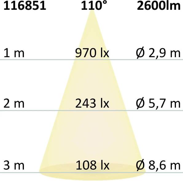 Valeurs nutritives et ingrédients Isoled Lampadaire LED PFETTE chêne noir (2600 lm)