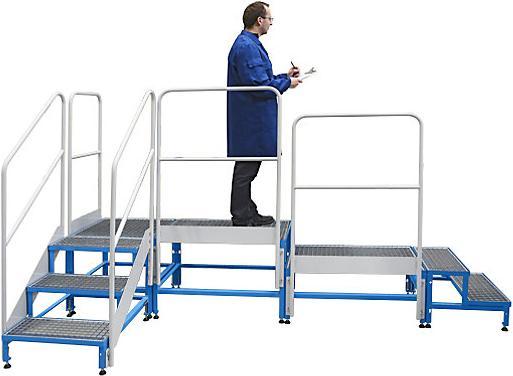 Produktbild eurokraft pro Plattform für Plattform-Modulsystem (Plattformleiter, 61 cm)