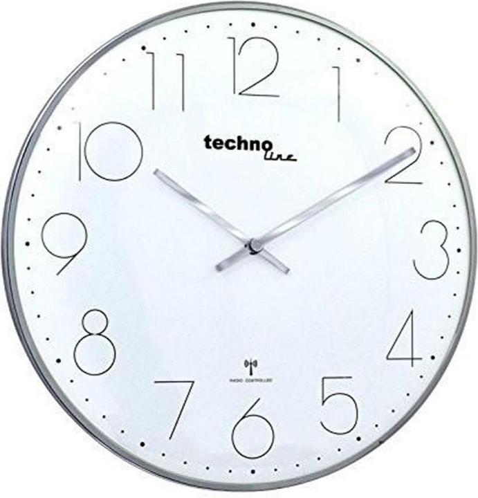 Technoline Radio controlled wall clock WT8240 chrome (40 cm)