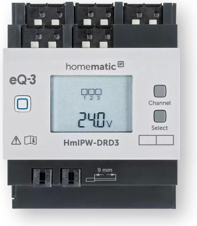 Produktbild EQ-3 Homatic IP Wired Dimmaktor HmIPW-DRD3 (Dimmaktor)