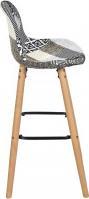 Produktbild Home Deco Factory Hocker de bar Patchwork grau