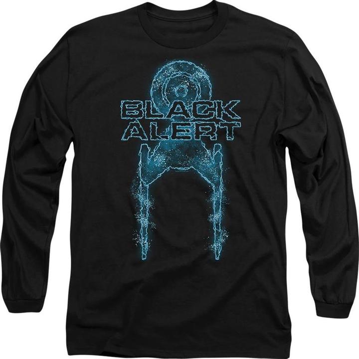 Universal Textiles Black Alert TShirt (L)