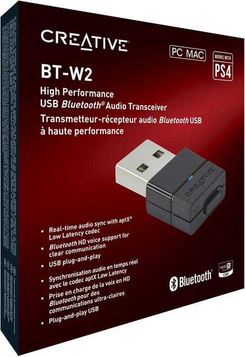 Image du produit Creative BT-W2 Émetteur-récepteur Bluetooth USB