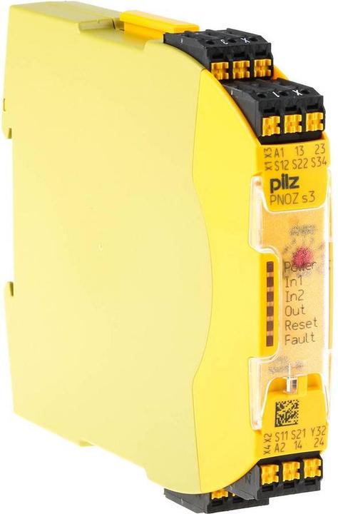 Produktbild Pilz GmbH & Co. KG Not-Aus-Schaltgerät 24VDC 2 n/o PNOZ s3 C#751103