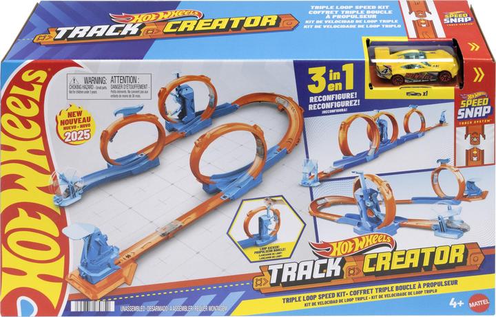 Image du produit Hot Wheels Track Creator Triple Loop Kit