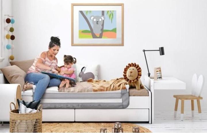 Actual product image Dreambaby Bed Rail Nicole Grey 150 x 50 cm (54.40 cm)