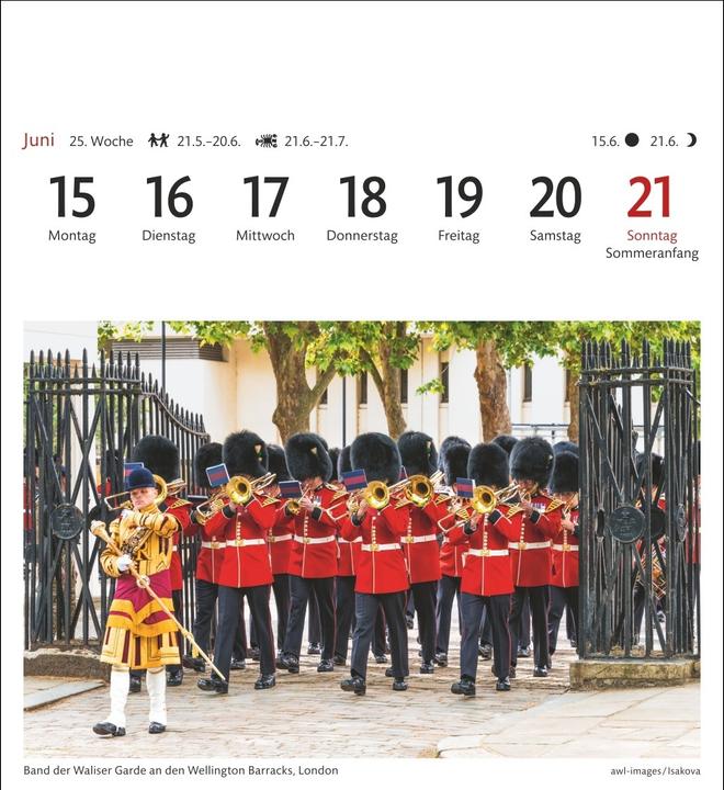 Actual product image Harenberg England Sehnsuchtskalender 2026 - Wochenkalender mit 53 Postkarten (German)