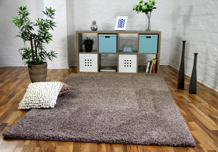 Produktbild Snapstyle Luxus Hochflor Langflor Teppich Milano (160 x 160 cm)