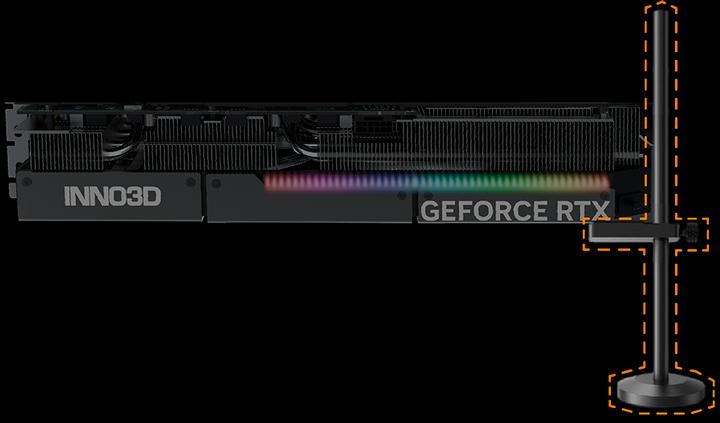 Actual product image Inno3D GeForce RTX 4070 Ti SUPER X3 OC (16 GB)