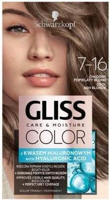 Image du produit Schwarzkopf Gliss Color Care & Moisture Teinture permanente pour cheveux 7-16 Coolhond (7-16 Coolhond)