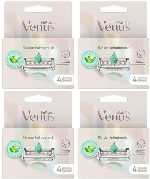 Gillette Venus Rasierklingen Für den Intimbereich 4 x 4 Stück (16 x)