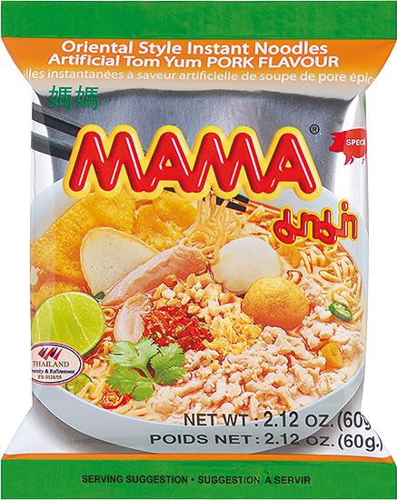 Produktbild Mama Instant Nudeln Tom Yum Schwein (1800 g)