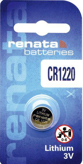 Immagine prodotto Varta Batteria a bottone al litio CR1220 (CR1220, 40 mAh)