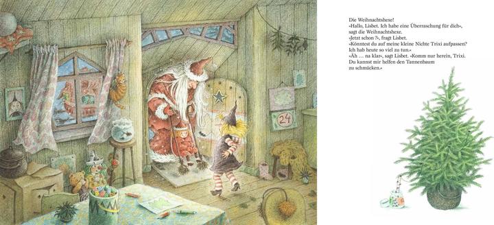 Produktbild Die kleine Hexe feiert Weihnachten (Deutsch, Lieve Baeten, 2001)