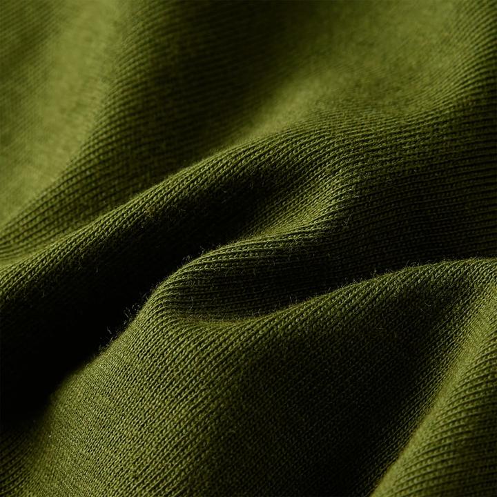 Immagine prodotto VidaXL Camicia da bambino a maniche lunghe color kaki scuro 140,Materiale: 100 (140)