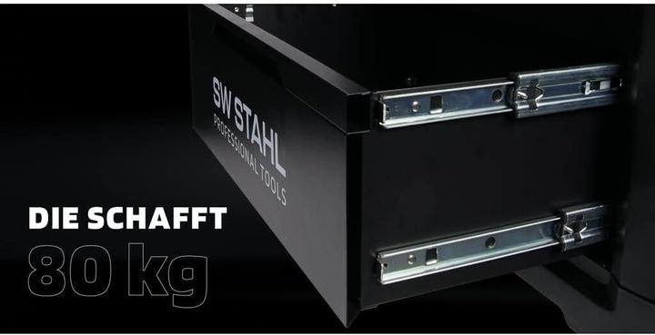 Produktbild SW-Stahl Z3116 Profi Werkstattwagen TT801 blau I 8 Schubladen I 3 Schubladen gefüllt I 213 teilig I (213 x)