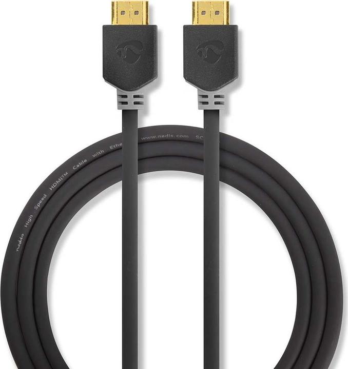 Produktbild Nedis CVBW34000AT100. Kabellänge: 10 m, Anschluss 1: HDMI Typ A (Standard), Steckverbinder 1 Geschlecht: M (10 m, HDMI)