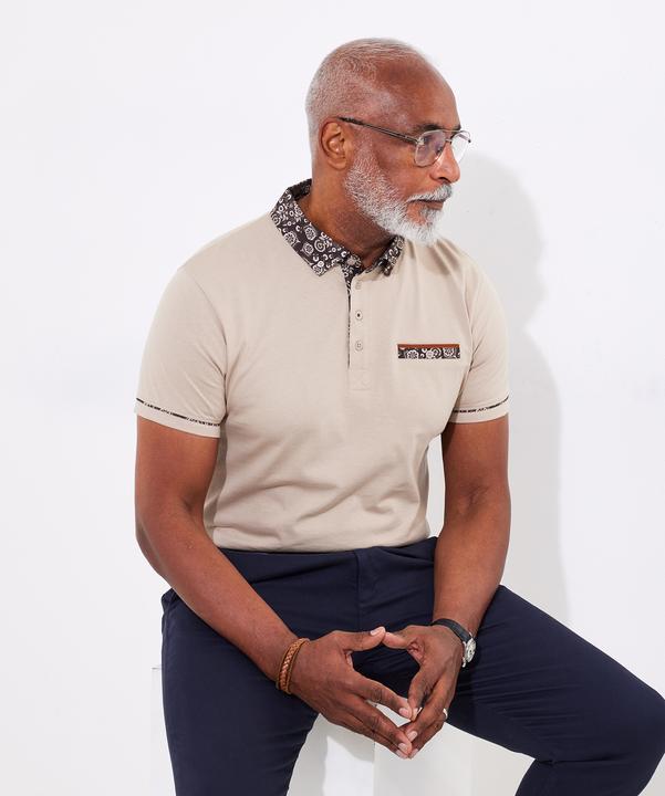 Actual product image Joe Browns Floral Collared Polo Shirt (XL)