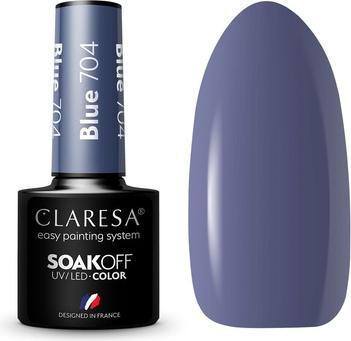 Claresa UV LED Nagellack Kollektion Hybrid Maniküre Soak Off - Farbe Blau 5ml (Blau, UV-Gel Lack)