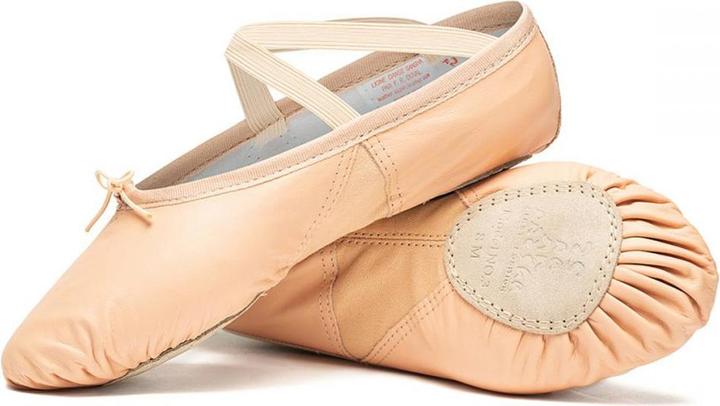 Sansha Ballettschuhe aus Leder mit Stoff Einsatz (35)