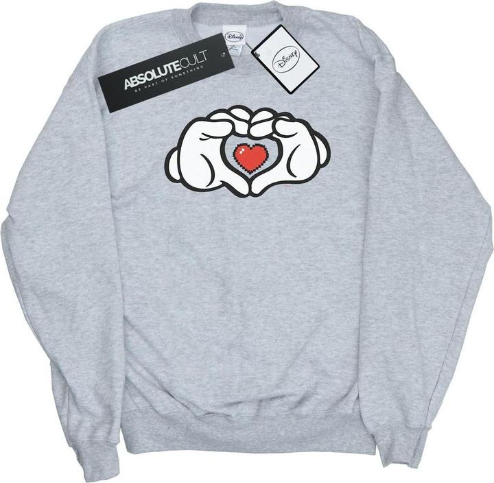 Disney Mickey Mouse Heart Hands Sweatshirt Mädchen