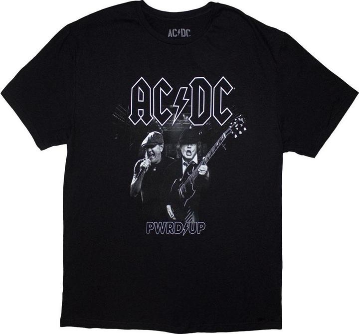 AC/DC PWRDUP B&W Photo TShirt (XL)