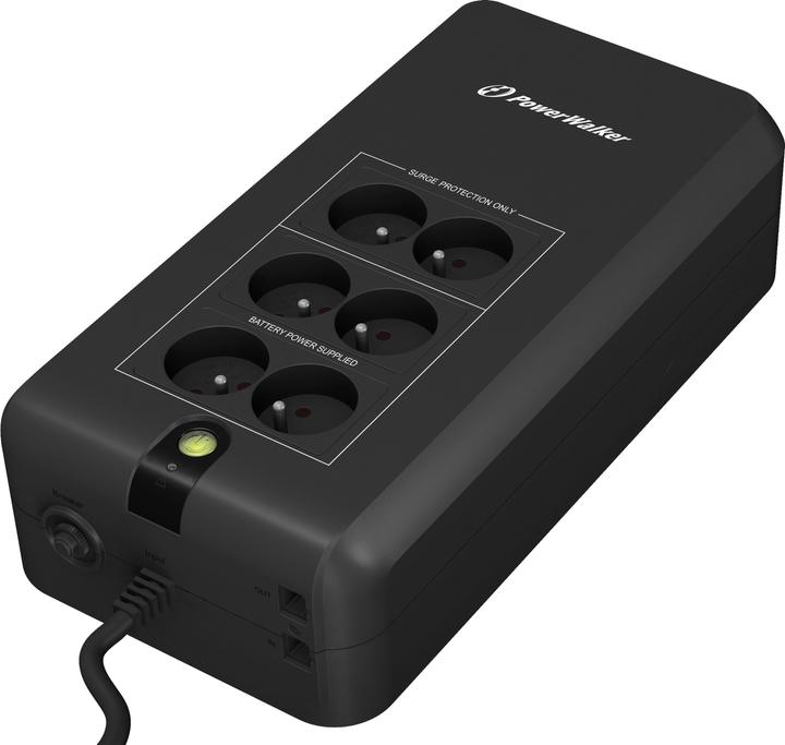 Produktbild Powerwalker VFD 800 APFC FR - Standby (Offline) - 800 VA - 420 W - Sine - 170 V - 280 V (800 VA, 420 W, Standby USV)