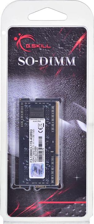 Produktbild G.Skill Standard (1 x 4GB, 1600 MHz, DDR3-RAM, SO-DIMM)