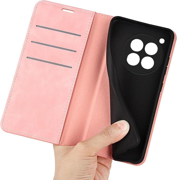 Actual product image Cover-Discount OnePlus 12 - Stand Flip Case Cover pink (OnePlus 12)