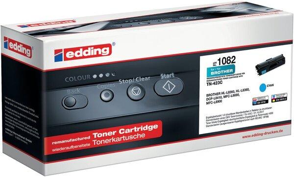 Image du produit Edding EDD-1082 cyan Toner remplace brother TN-423C