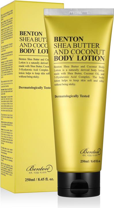 Image du produit Benton Lotion pour le corps au beurre de karité et à la noix de coco (Lotion pour le corps, 250 ml)