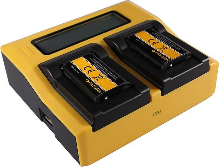Produktbild Patona Sony NP-BX1 Dual LCD (Kamera Akku Ladegerät)